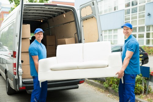 Man and Van service in West Hampstead assisting with moving