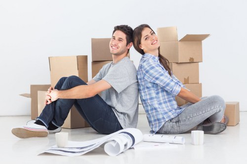 Professional team handling office relocation in West Hampstead