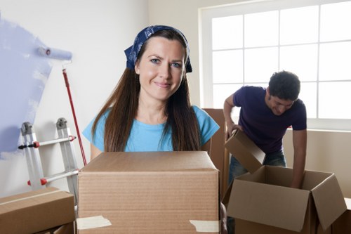West Hampstead neighborhood during a home move