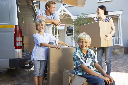 Secure storage facility for house removals in West Hampstead