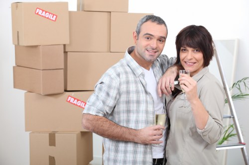 Organized storage units in West Hampstead